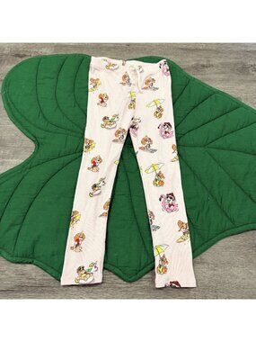 Zara Paw Patrol Girls 4-5 Pink Ribbed Leggings